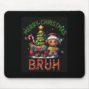 Tapis De Souris Jeu vidéo de Noël Brut Joyeux Joyeux Noël Bo