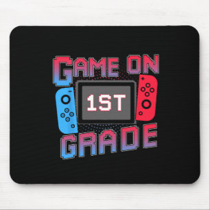 Tapis De Souris Jeu vidéo de rentrée scolaire pour garçons de 1re