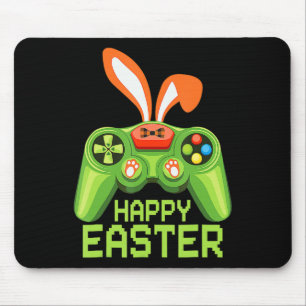 Tapis De Souris Jeu Vidéo Pâques Bunny Gaming Contrôleur Gamer Bo