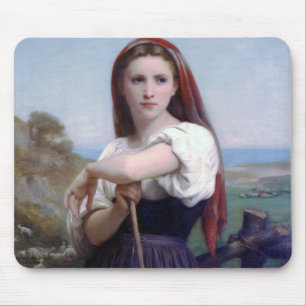 Tapis De Souris Jeune Bergère, Bouguereau