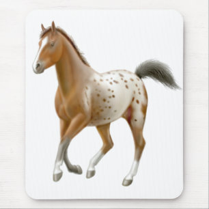 Tapis De Souris Jeune cheval Mousepad d'Appaloosa