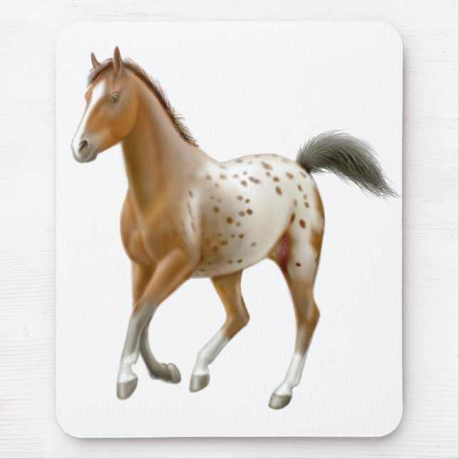 Tapis De Souris Jeune cheval Mousepad d'Appaloosa (Devant)