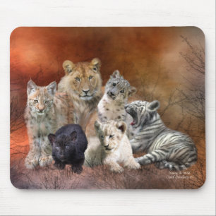 Tapis De Souris Jeune et sauvage art Mousepad