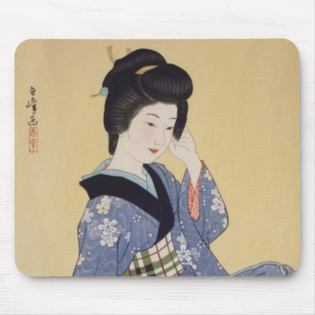 Tapis De Souris Jeune fille de Hirano Hakuho (Devant)