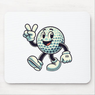 Tapis De Souris Jeune golfeur garçons golf drôle 