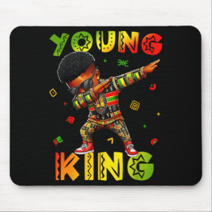 Tapis De Souris Jeune roi noir Mois de l'histoire des Noirs Enfant