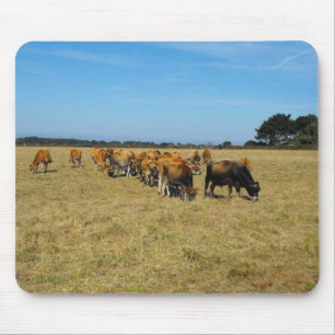 Tapis De Souris Jeunes taureaux de Jersey
