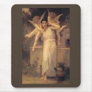 Tapis De Souris Jeunesse par Bouguereau, Portrait des Anges Victor