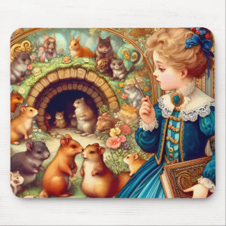 Tapis De Souris ~ JEUX ANNIVERSAIRE Vintage fille ~