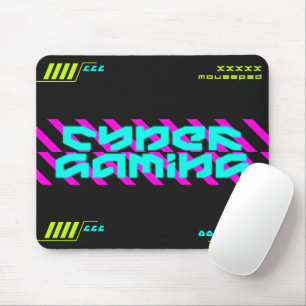 Tapis De Souris Jeux Cybernétiques Cyberpunk Néo-Futuriste Tech