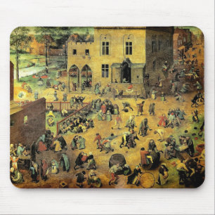 Tapis De Souris "Jeux pour enfants" de Pieter Bruegel - 1560