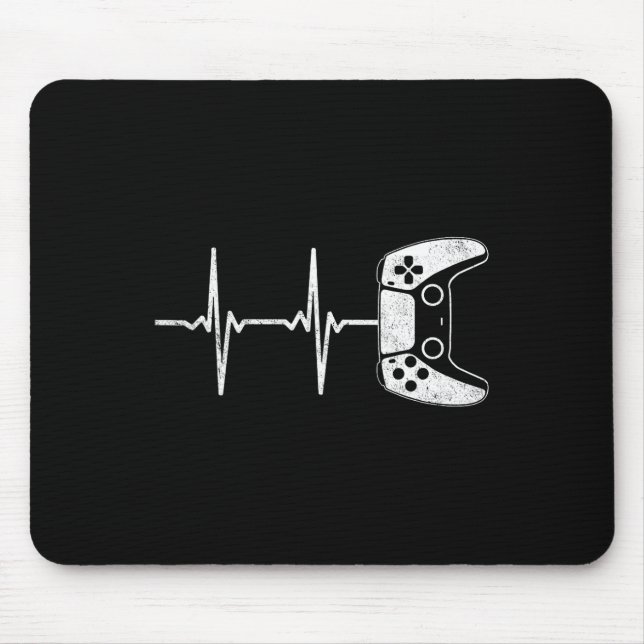 Tapis De Souris Jeux Vidéo de Heartbeat Jeux garçons Ados Hommes (Devant)