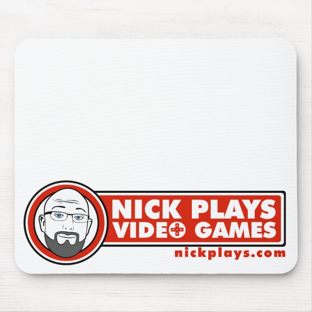 Tapis De Souris Jeux vidéo Mousepad de jeux de Nick (Devant)