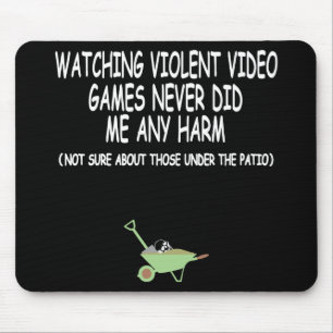 Tapis De Souris Jeux vidéo violents drôles