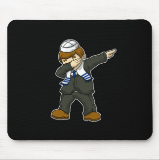 Tapis De Souris Jewish Bar Mitzvah Boy Dabbing Happy Hanukah