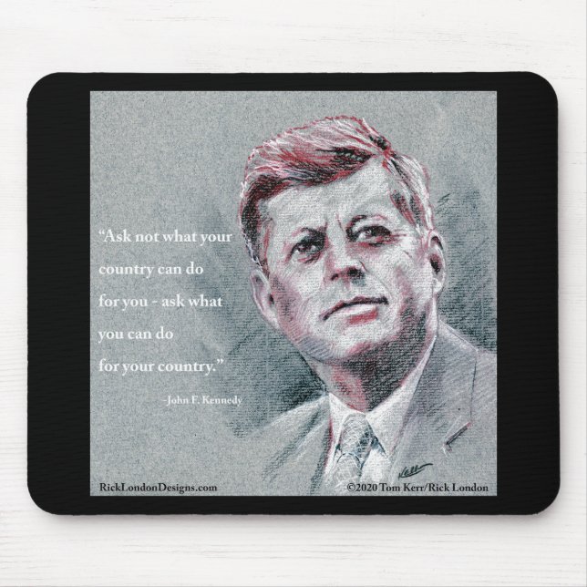 Tapis De Souris JFK et devis (Devant)