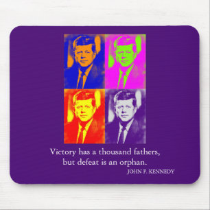 Tapis De Souris JFK John F. Kennedy Cite Victory