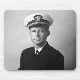Tapis De Souris JFK portant son uniforme de marine