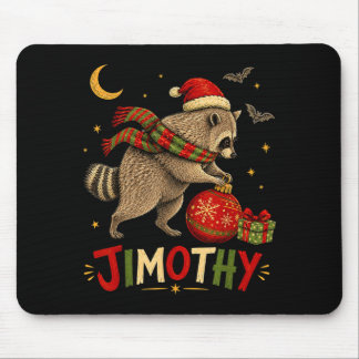 Tapis De Souris Jimothy Noël Drôle Santa Raton laveur Seattle