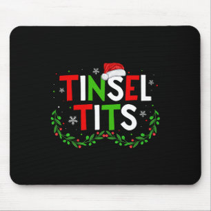 Tapis De Souris Jingle Tinsel Correspondant Châtaignes Couple de N