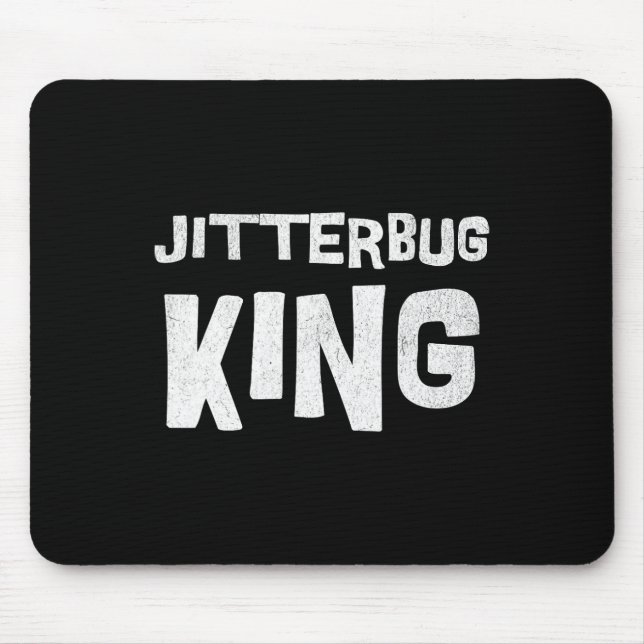 Tapis De Souris Jitterbug Dance King Swing Danser Lindy Hop Dance (Devant)