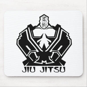Tapis De Souris Jiu Jitsu - le combattant prépare