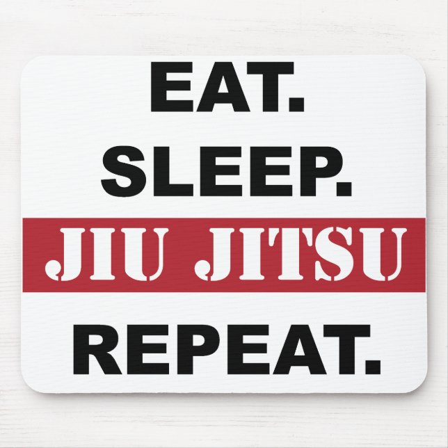 Tapis De Souris Jiu Jitsu Mousepad (Devant)