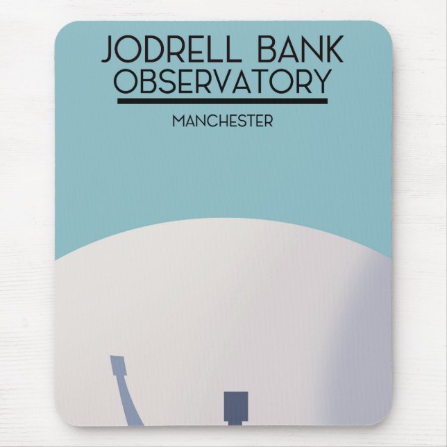 Tapis De Souris Jodrell Bank Observatoire de l'art spatial. (Devant)