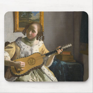 Tapis De Souris Johannes Vermeer - Guitare