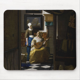 Tapis De Souris Johannes Vermeer - La lettre d'amour