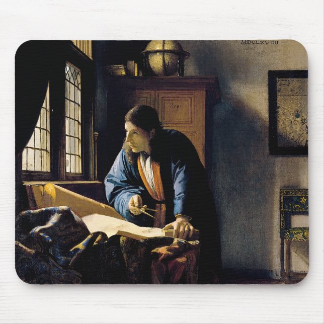 Tapis De Souris Johannes Vermeer - Le géographe (Devant)