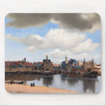 Tapis De Souris Johannes Vermeer - Vue de Delft<br><div class="desc">Vue de Delft - Johannes Vermeer,  1660-1661</div>