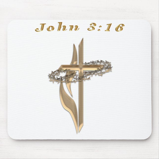 Tapis De Souris John 3:16 (Devant)