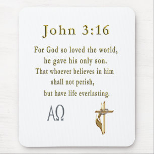 Tapis De Souris John 3:16