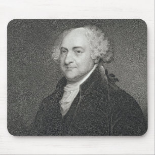 Tapis De Souris John Adams, gravé par James Barton Longacre (179