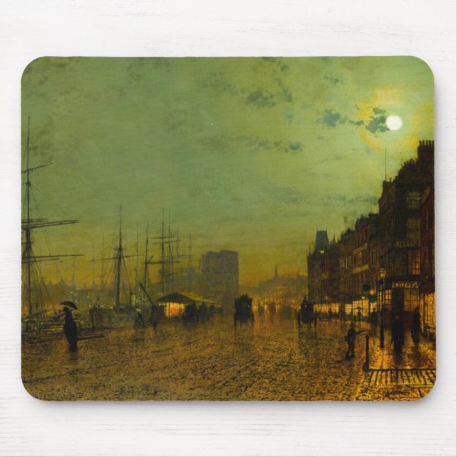 Tapis De Souris John Atkinson Grimshaw Quais de Glasgow (Devant)