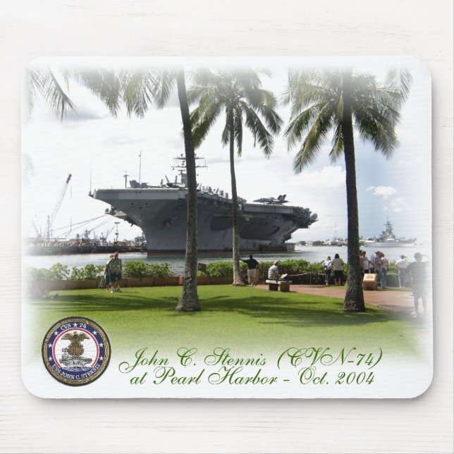 Tapis De Souris John C. Stennis (CVN-74)@ Pearl Harbour (Devant)