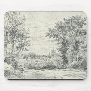 Tapis De Souris John Constable   l'entrée dans Gillingham, Dor