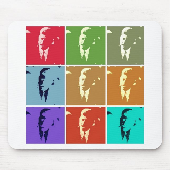 Tapis De Souris John F Kennedy/JFK Pop Art (Devant)