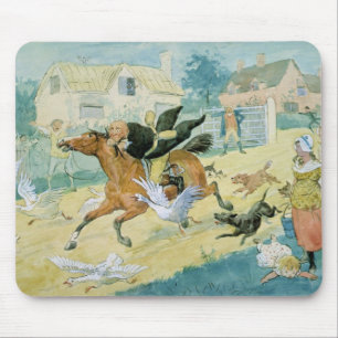 Tapis De Souris John Gilpin montant à Edmonton