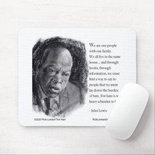 Tapis De Souris John Lewis & Citation Portrait Beau 