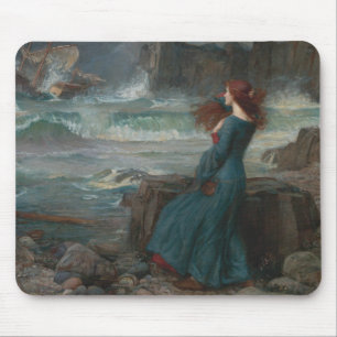 Tapis De Souris John William Waterhouse - Miranda - la tempête