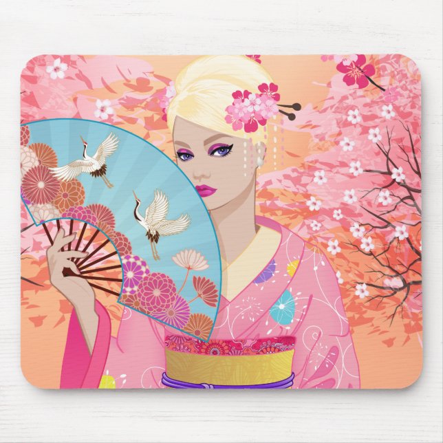 Tapis De Souris Joie au Japon (Devant)