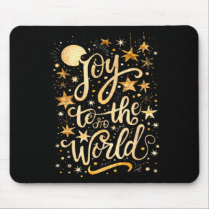 Tapis De Souris Joie au monde de Noël chrétien Jésus Nativité