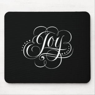 Tapis De Souris Joie au monde Fantaisie Tourbillonnante Fille Noël