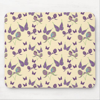 Tapis de souris Joie Papillon en Crème