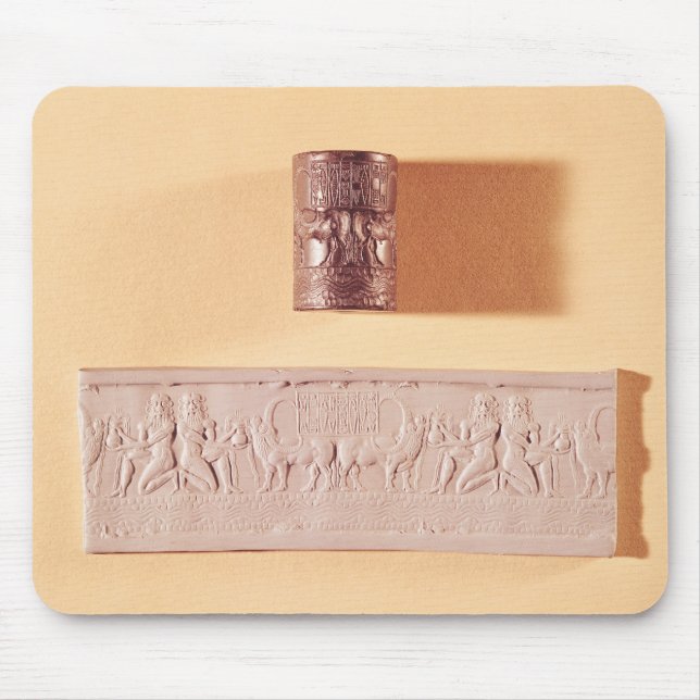 Tapis De Souris Joint et impression de cylindre d'Akkadian (Devant)