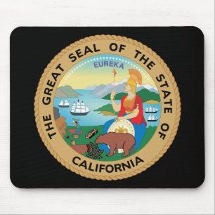Tapis De Souris Joint Mousepad d'état de la Californie