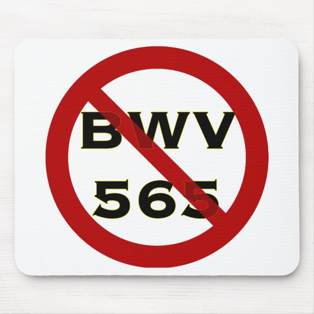 Tapis De Souris Joke Bach mousepad (Devant)