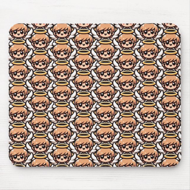 Tapis De Souris Joli ange caricature (Devant)